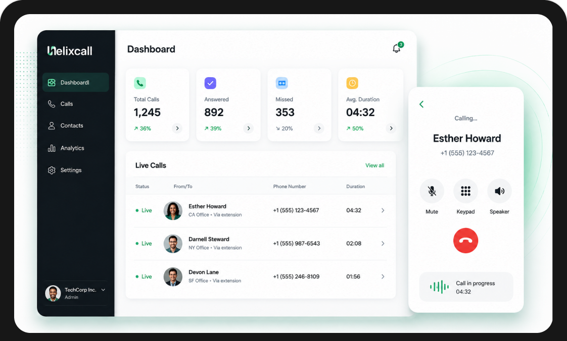 Helix Call - Cloud Telephony